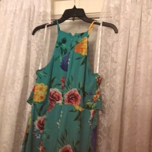 Floral Kensie high low dress, with liner!